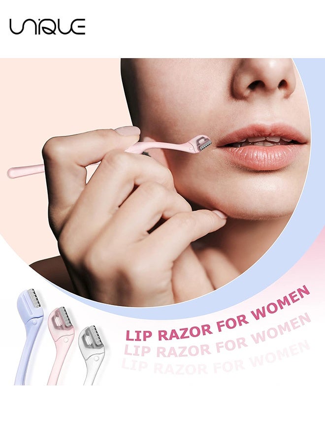 Unique 6 PCS Eyebrow Razor - 3 Colors - Portable Min Eyebrow Razors, Ultra Thin Foil Safety Design Shaving Removal Tool with Precision Cover - Image 5